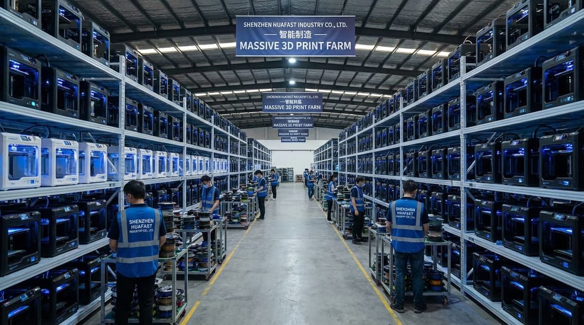 Enormous 3D Print Farm in China Demonstrates Ultra High-Volume Additive Manufacturing