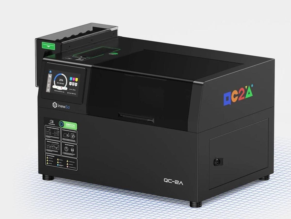 QC2A Desktop 3D Printer Brings Full-Color 3D Printing Below US$10K