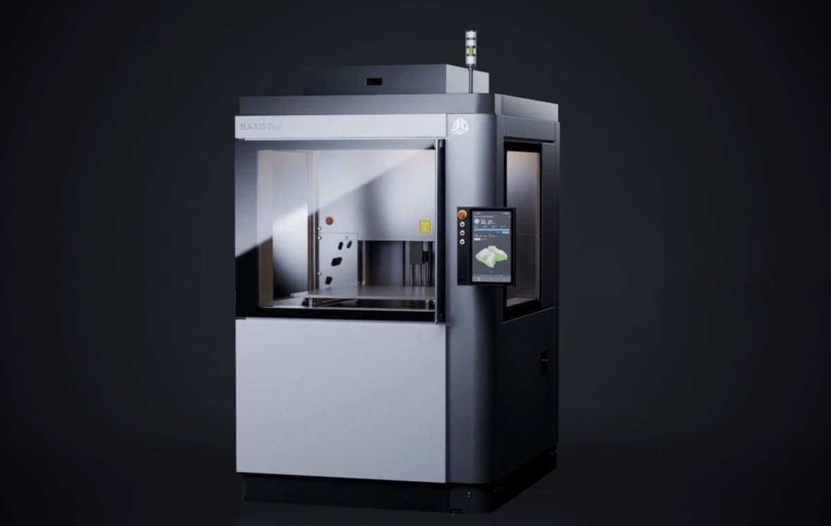 3D Systems Launches SLA 825 Dual With Dual-Laser Technology