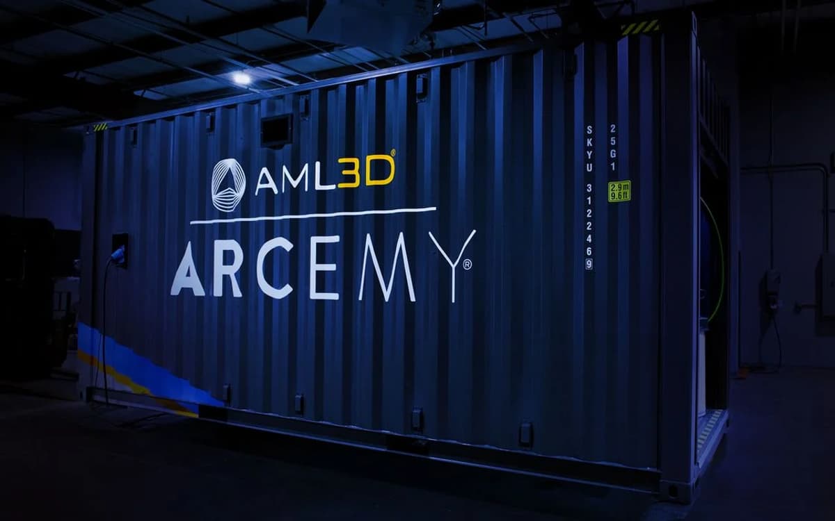 Containerized ARCEMY Metal Printer Deployed At Navy CoE