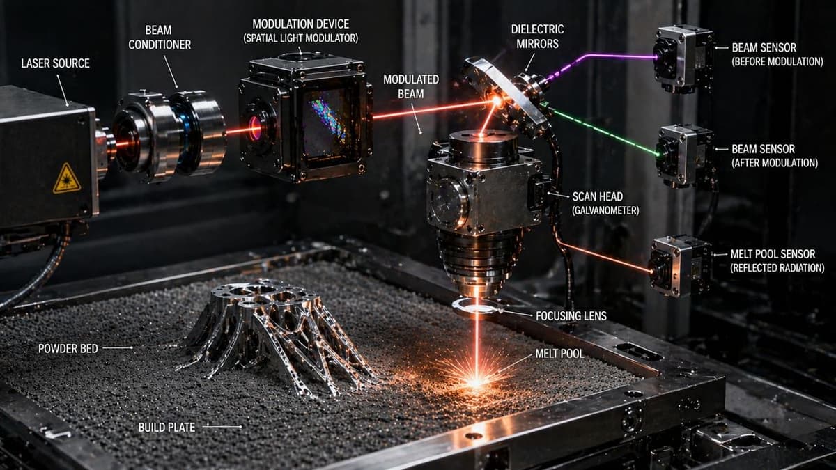 Laser Beam Modulation Patent Targets Smarter Metal PBF