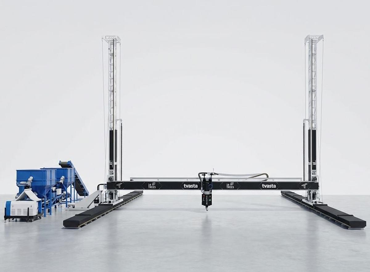 Tvasta Differentiates Cedar 3D Printer With AI-Based Concrete Mix Optimization