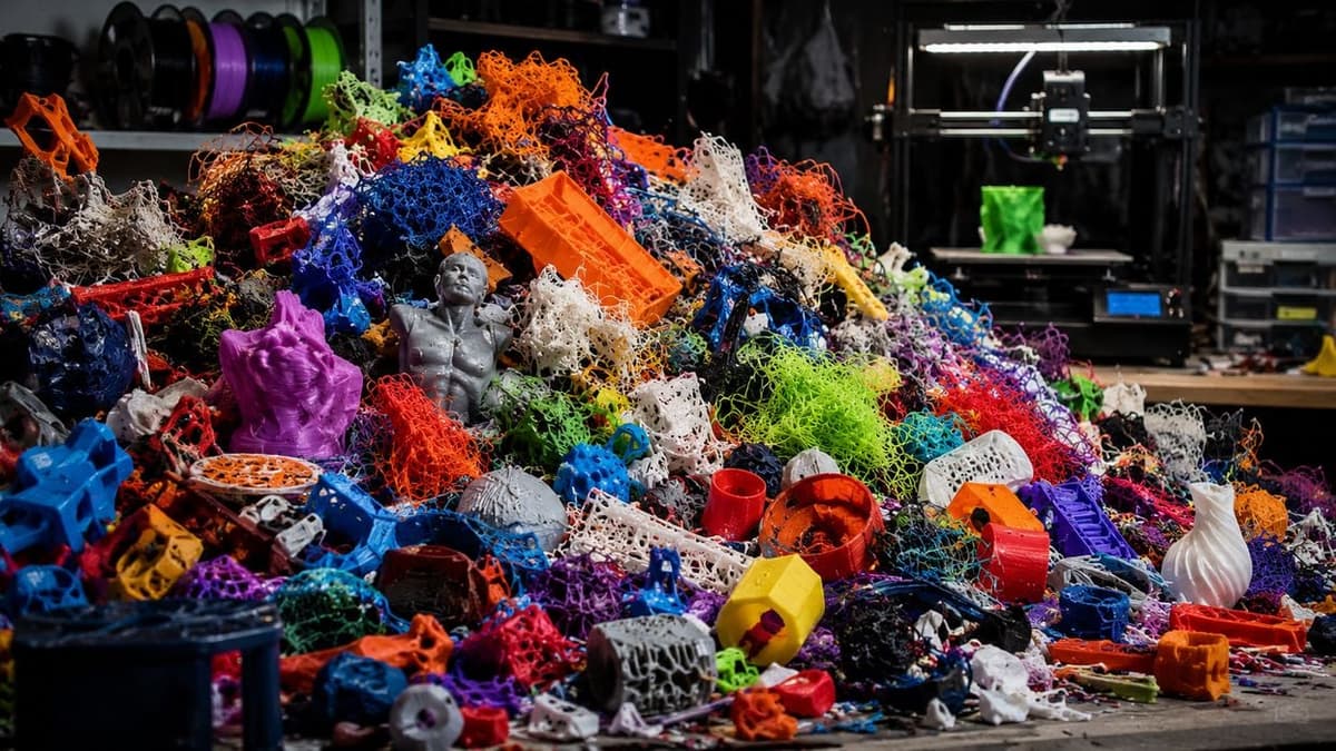 Why Recycling 3D Printer Scraps Will Never Work
