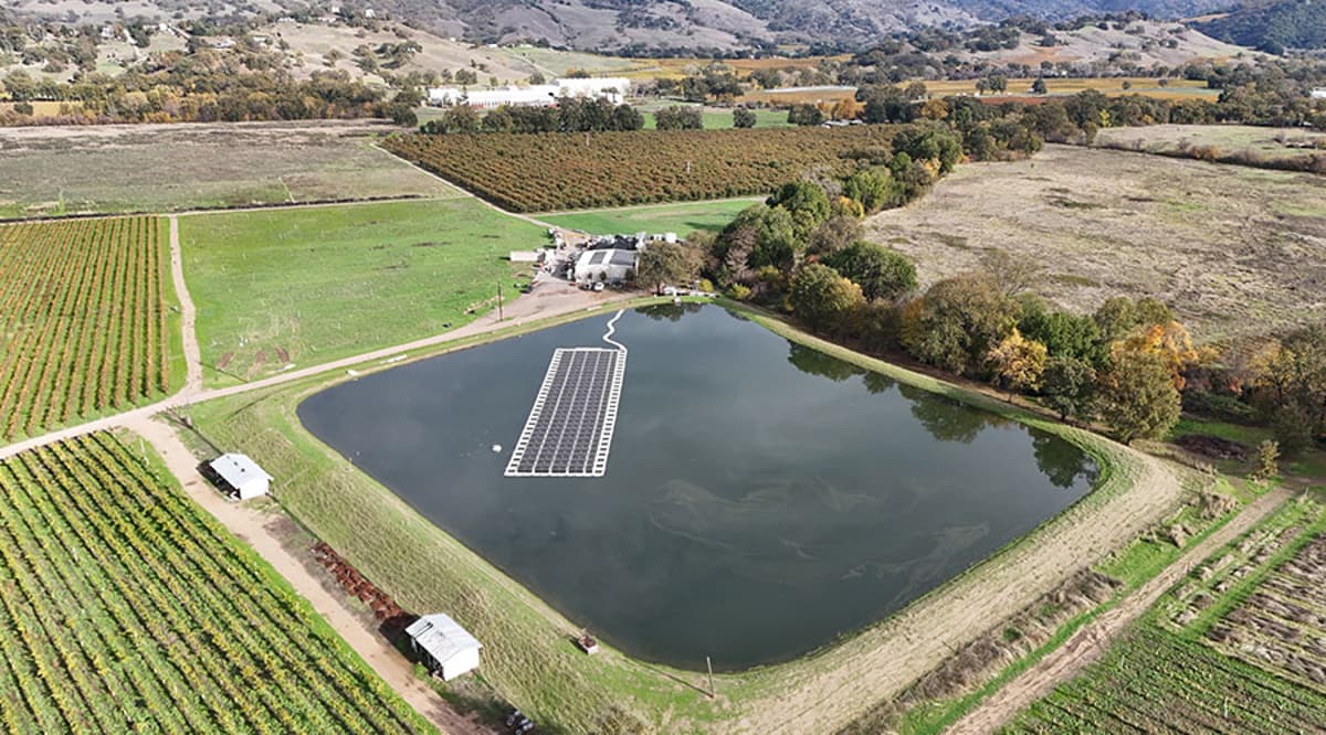 Floating Solar Helps a 74-Year-Old Vineyard Go Fully Renewable