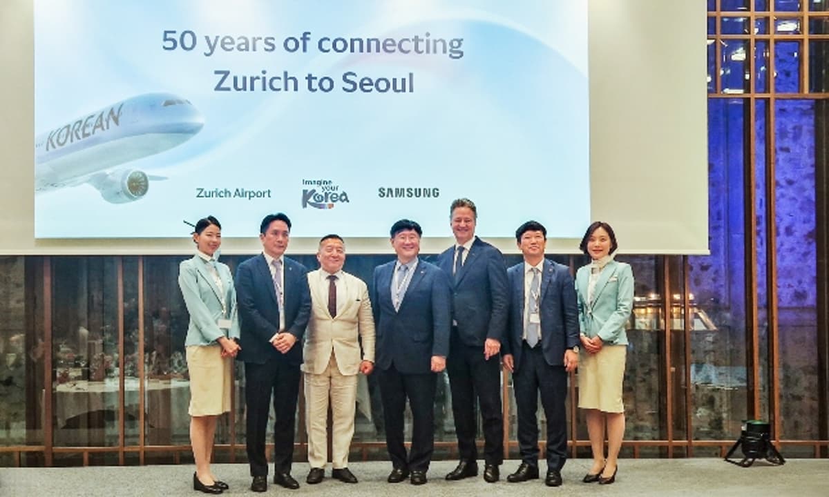 Korean Air Celebrates 50th Anniversary of the Seoul–Zurich Route
