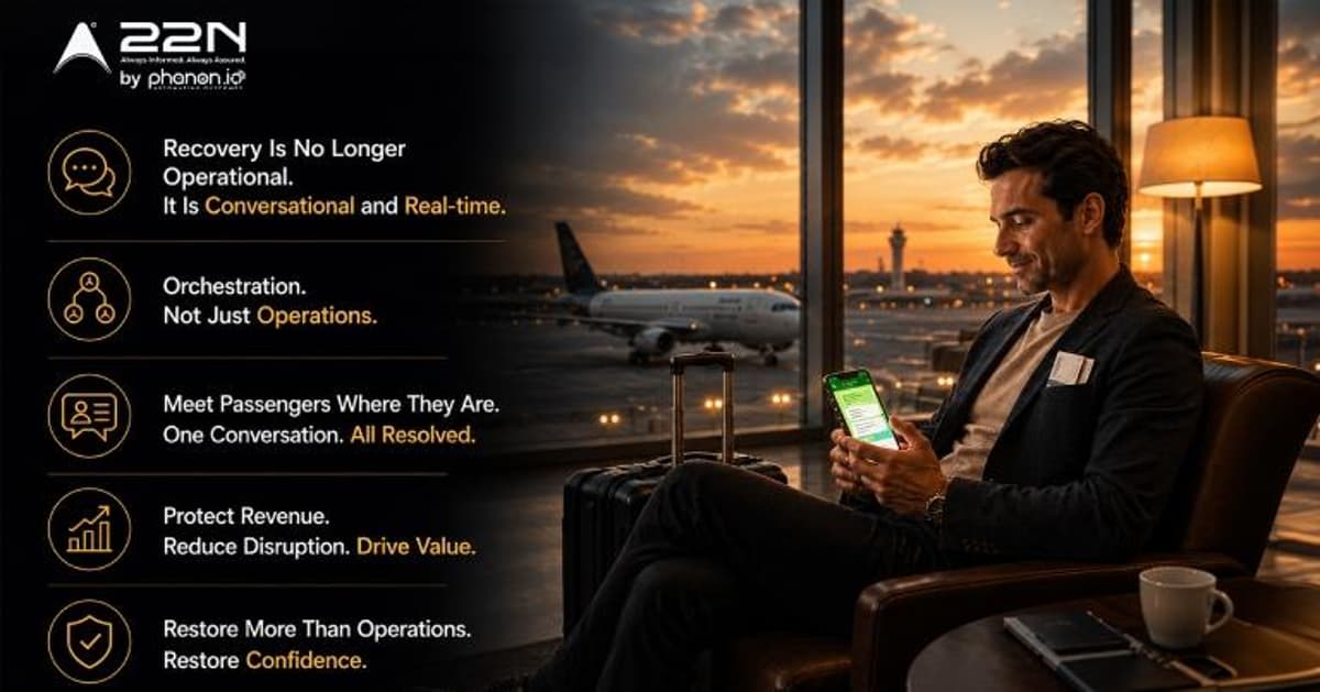 22North: New-Generation Disruption Recovery and Passenger Servicing