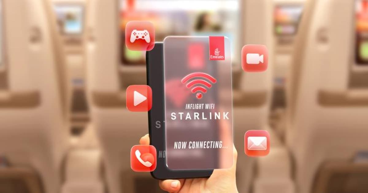 Emirates Introduces Starlink WiFi on A380 Fleet for Ultra-Fast, Seamless Connectivity