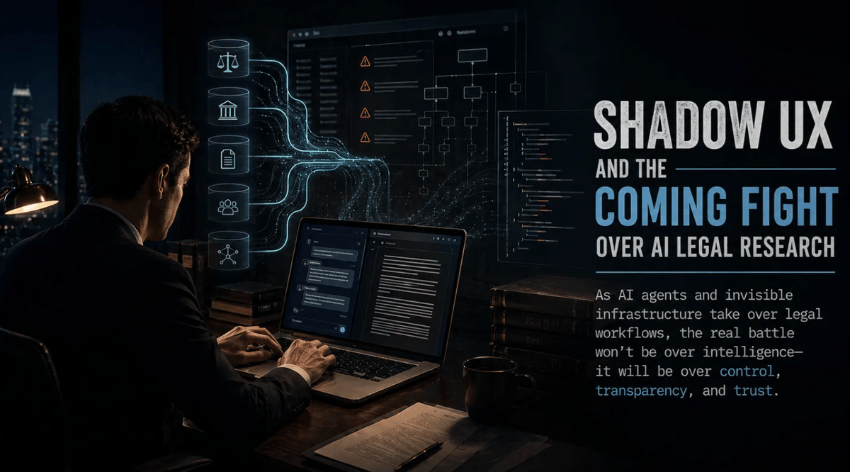Shadow UX and the Upcoming Fight over Legal Research