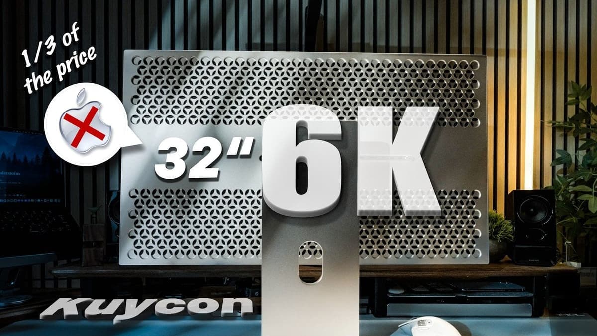 Apple Pro Display DR Alternative : Kuycon G32P 32-Inch 6K Monitor Priced Under $2,000