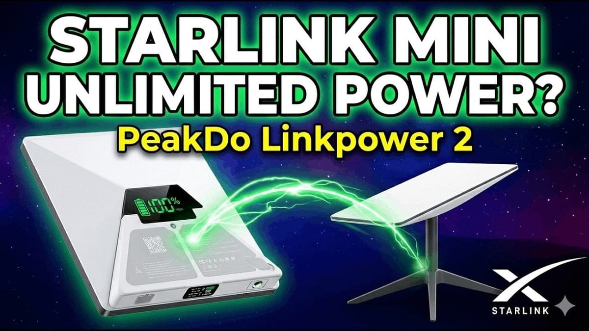 PeakDo LinkPower 2 Extends Starlink Mini Runtime to 5 Hours