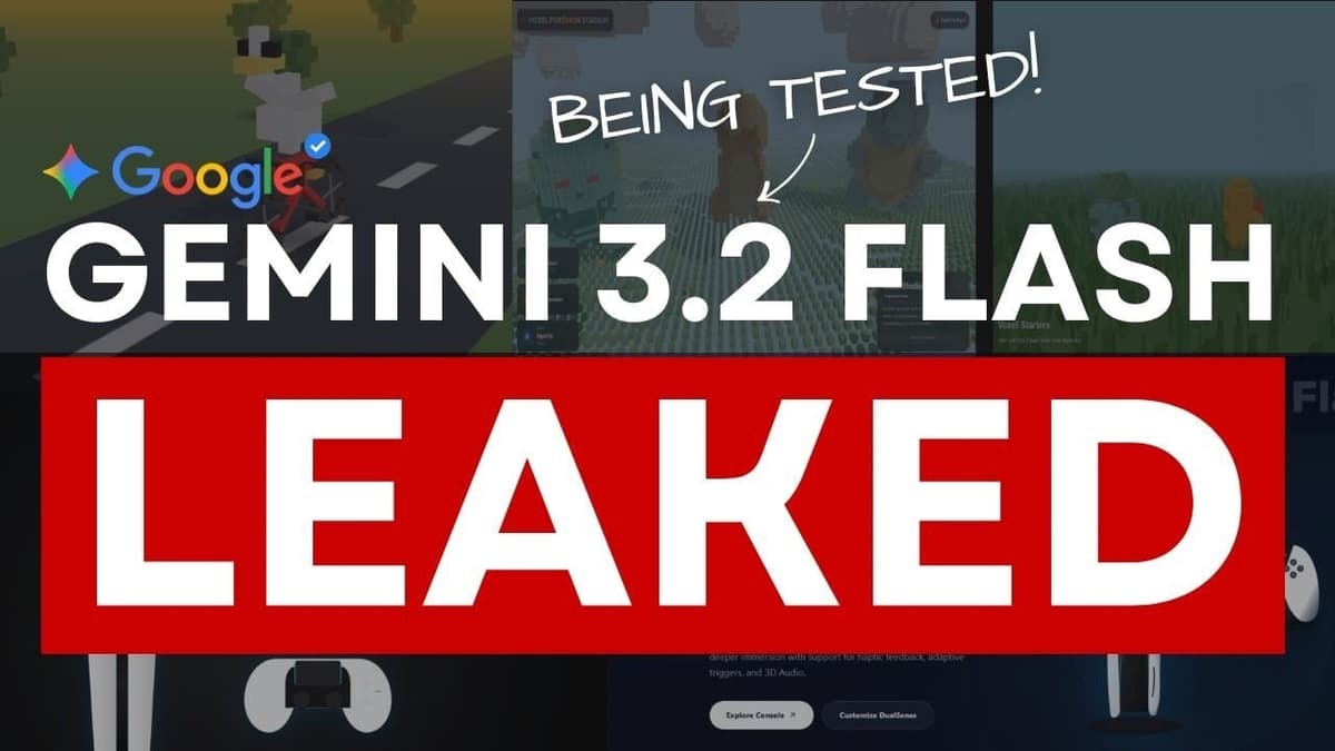 Google’s Unreleased Gemini 3.2 Flash Just Surfaced Online : Here’s What It Can Do