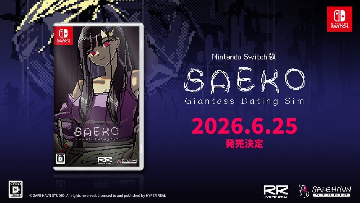 SAEKO: Giantess Dating Sim Coming to Switch on June 25