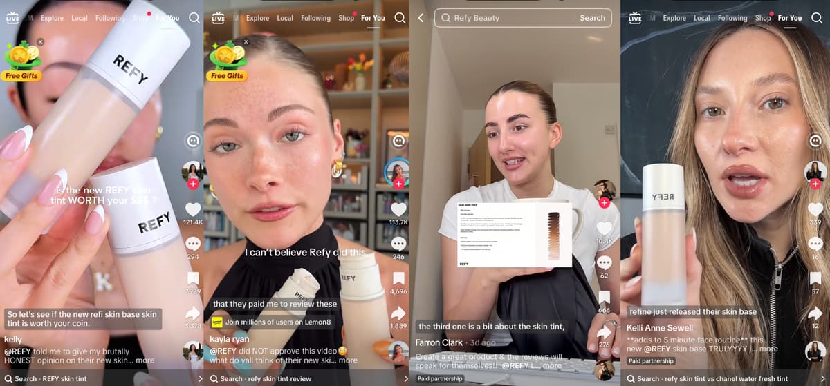 Why Refy Handed Creators Full Control — No Approvals — for Its Latest Launch Campaign