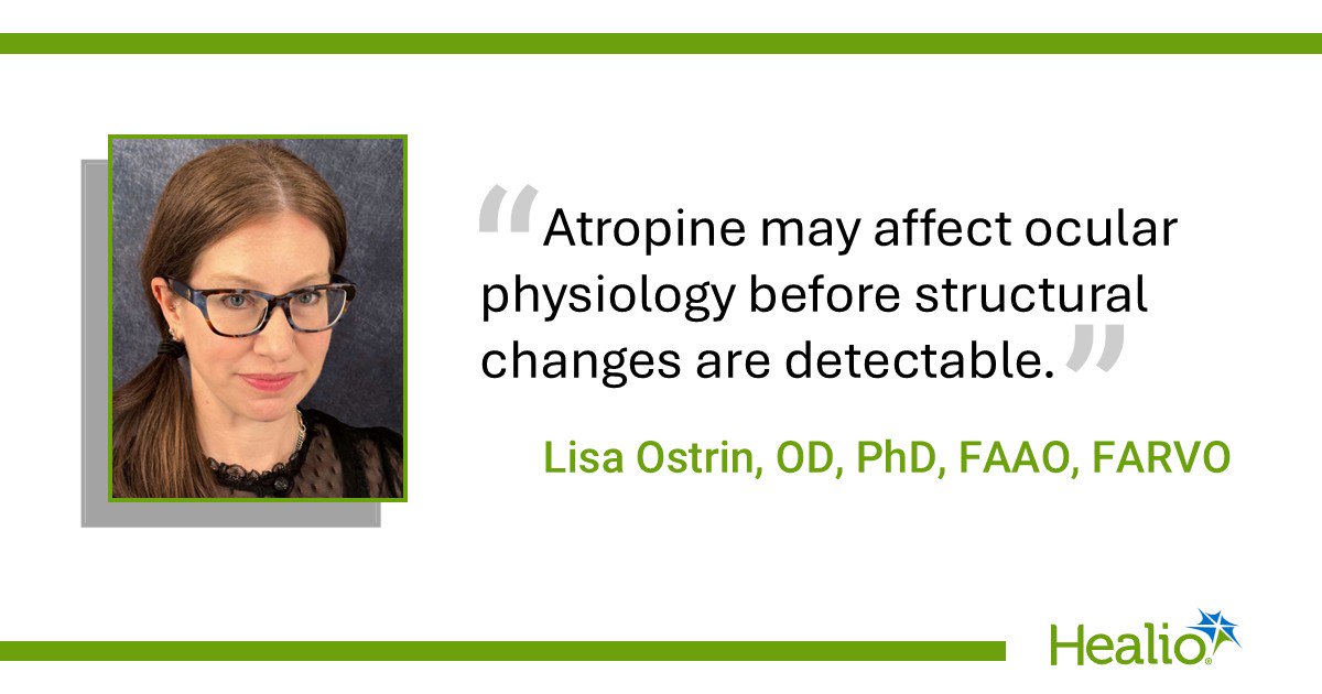 Atropine Shows Temporary Effect on Retinal Perfusion