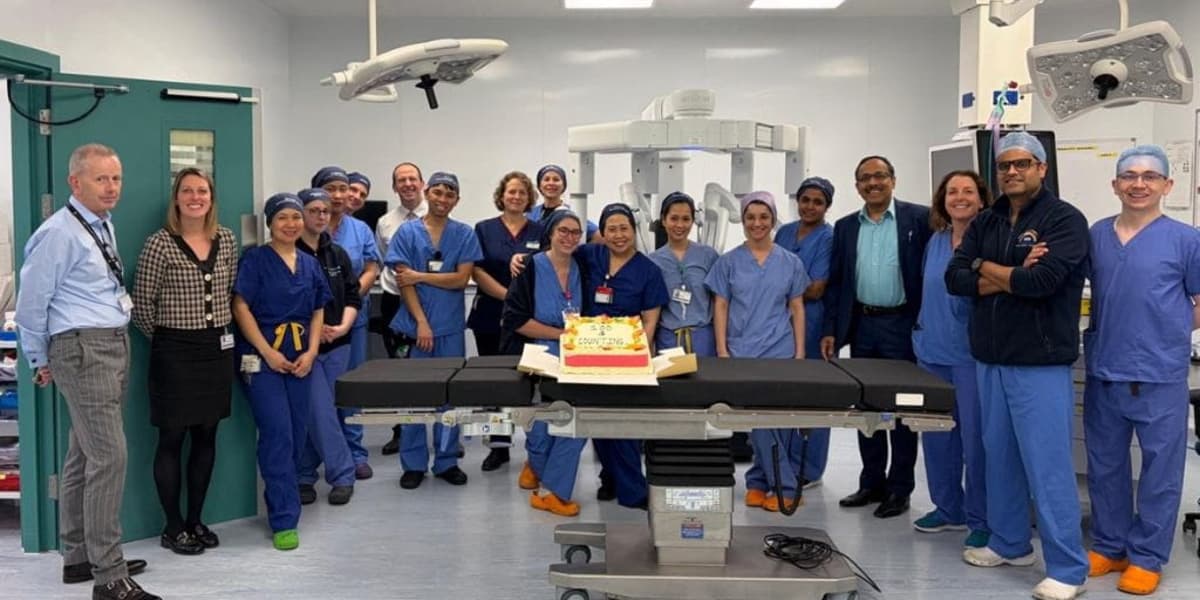 Hampshire Hospitals Celebrates 100th Surgical Procedure Using Pioneering State-of-the-Art Robotic System