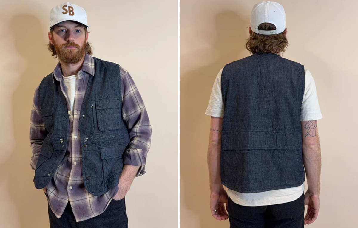 Will Fade, Won’t Tear: 3sixteen’s Indigo Ripstop Field Vest