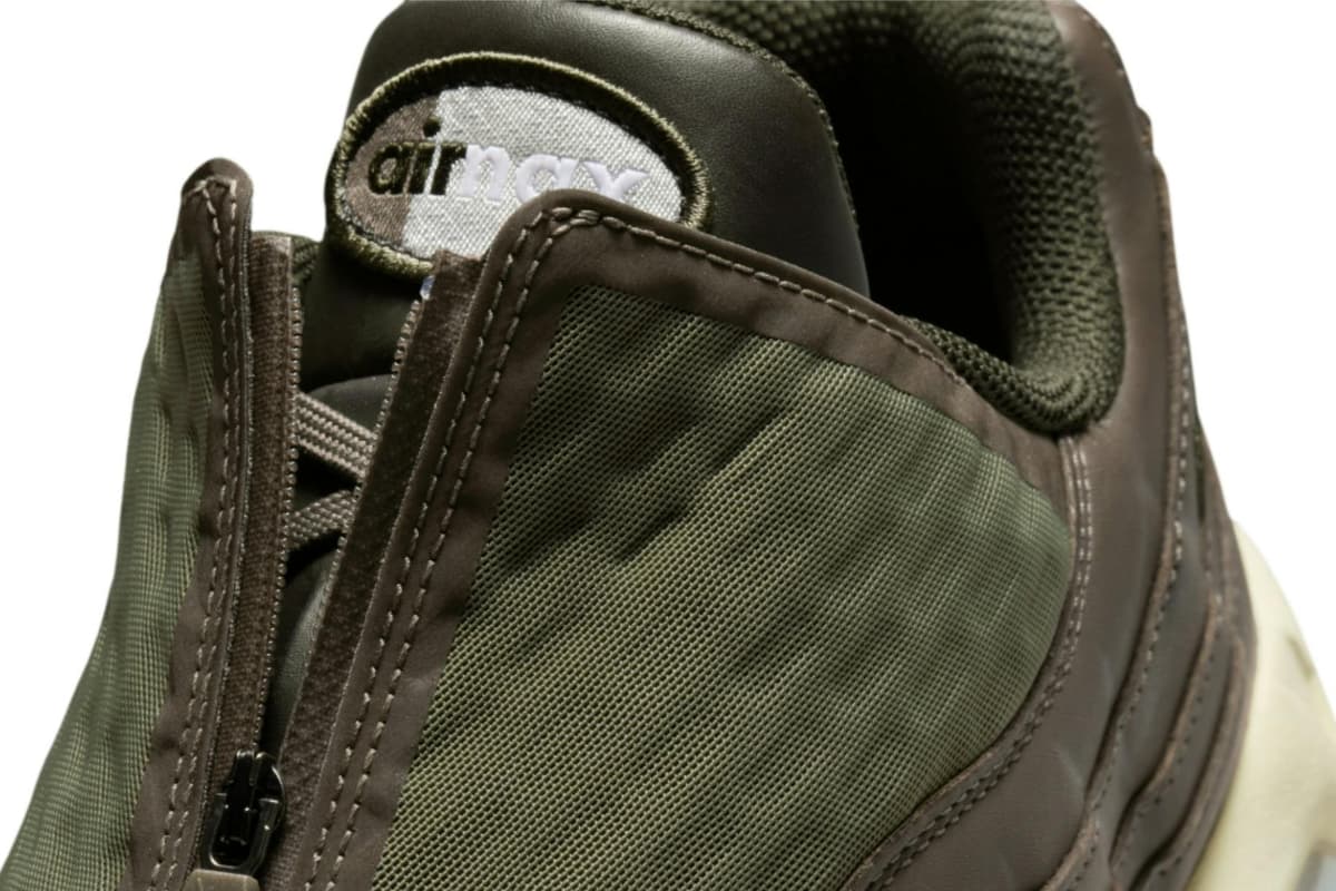 In Olive Green, Nike's Zippered Air Max Is Earth-Toned Perfection