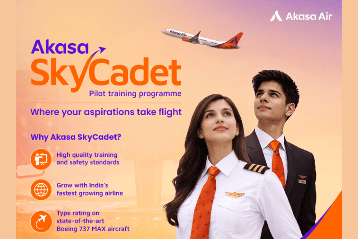Akasa Air to Build Future Pilot Talent Pipeline with SkyCadet