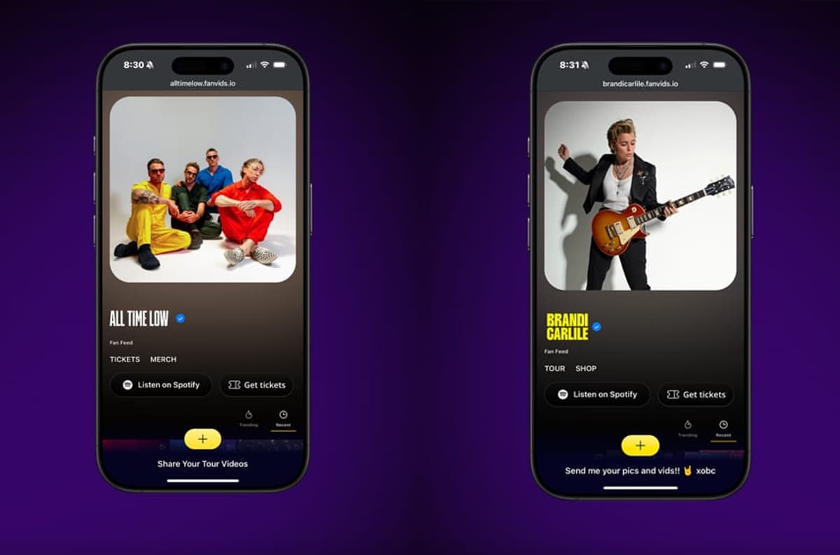 Free App FanVids Turns Live Fan Videos Into a Marketing Asset