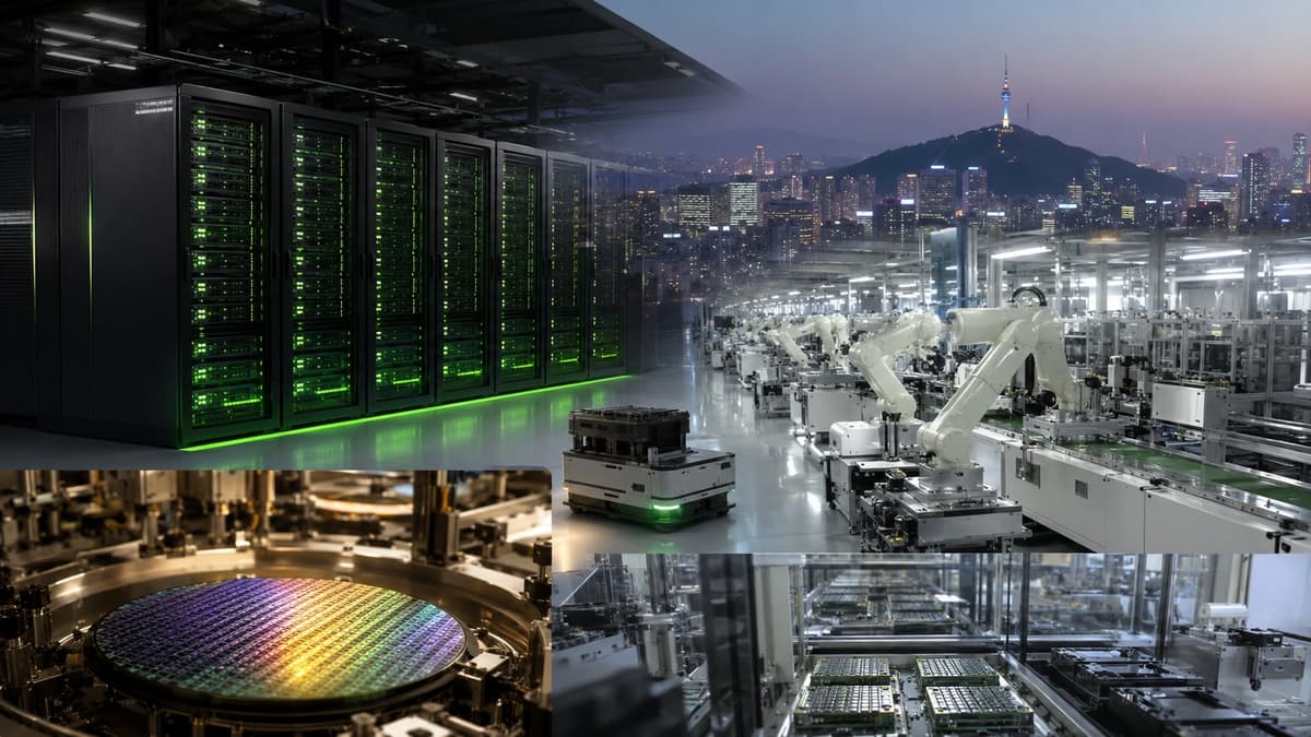 NVIDIA Deepens South Korea Alliances: SK Hynix, SK Telecom, NAVER, LG and Hyundai Move Into the AI Factory Plan