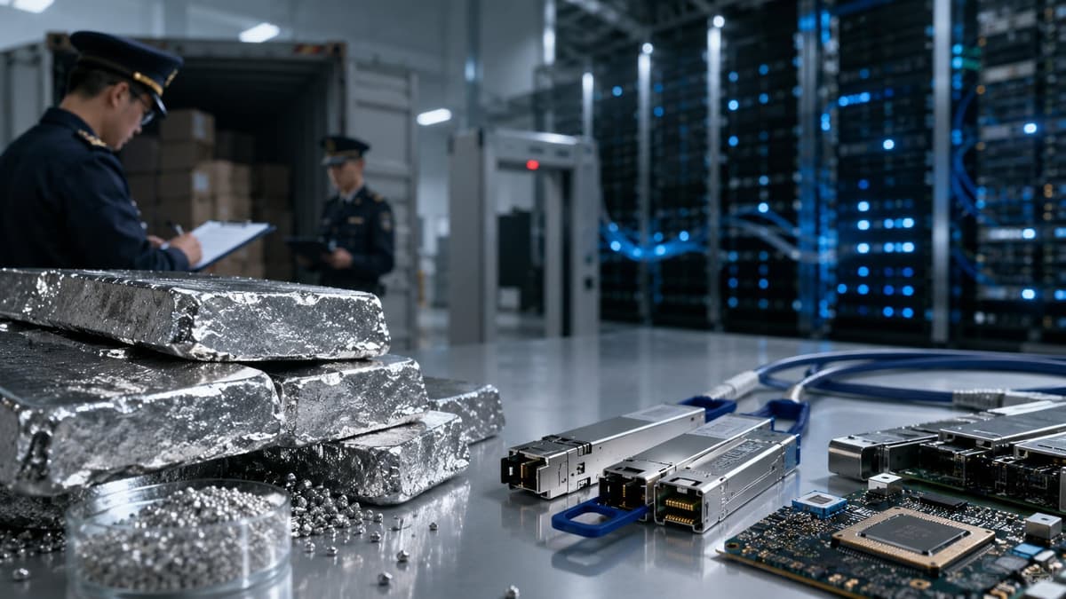 China Tightens Indium Inspections: A Niche Metal Becomes a Risk for Optical AI Interconnects