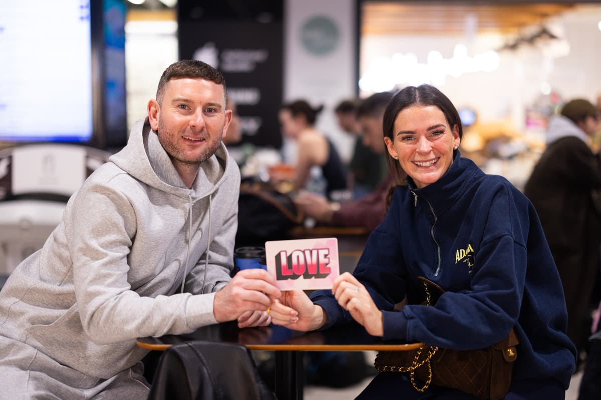 Picture of the Week: Valentine’s Day Poems for Passengers at London City Airport