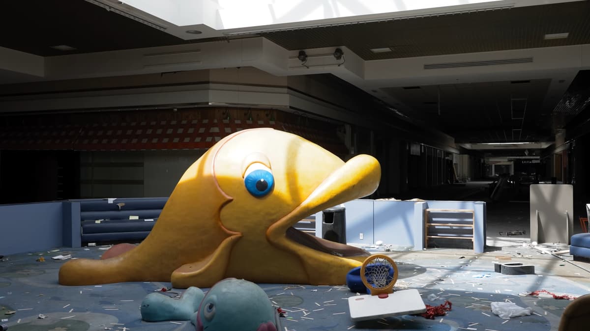 Arkansas' Once-Thriving Indoor Shopping Mall Is Now An Abandoned Retail Relic