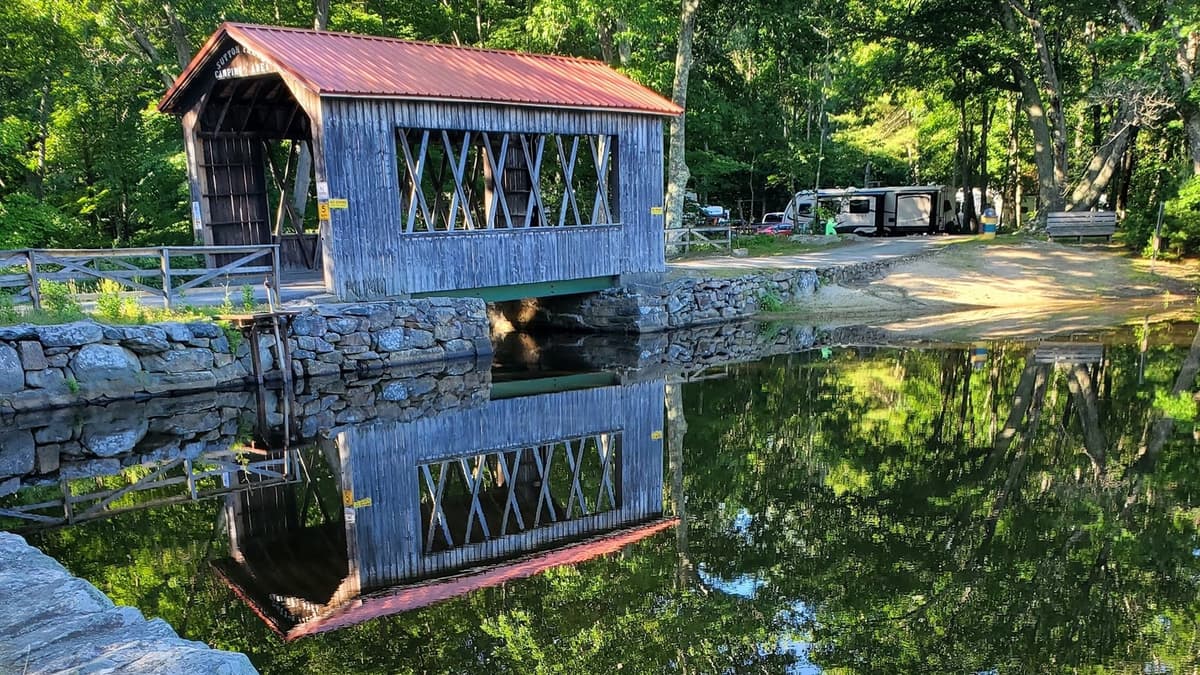 Between Boston And Hartford Is Massachusetts' Camping Escape With Hiking, Pond Fun, And Serene Vibes