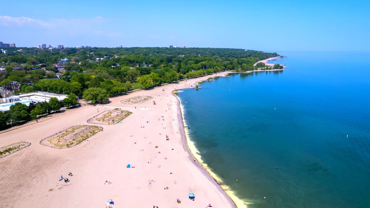 Canada's Lovely Beach Near Downtown Toronto Is A Popular Escape For Outdoor Fun And Lake Views