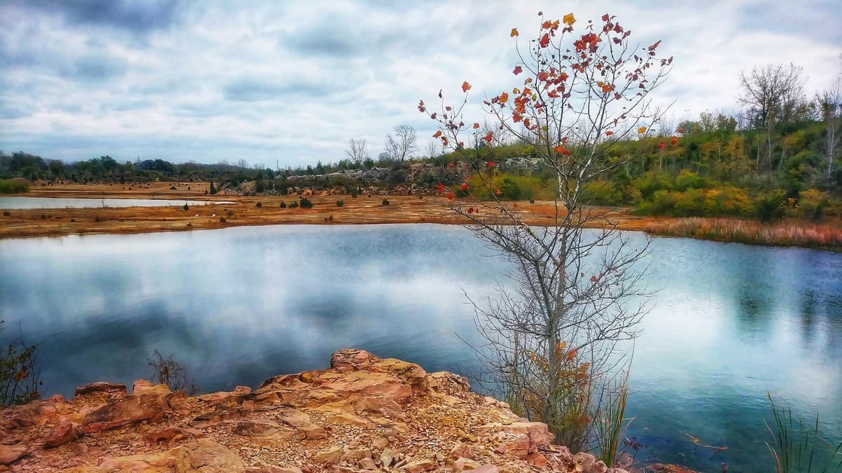 Ohio's Once-Thriving Quarry Near Dayton Is Now A Lovely Nature Park With Trails, Fossils, And Wildlife