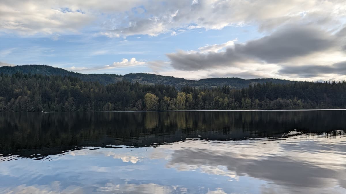 Situated Between Seattle And Vancouver Is A Washington Lake Park With Mountain Views, Trails, And Fishing
