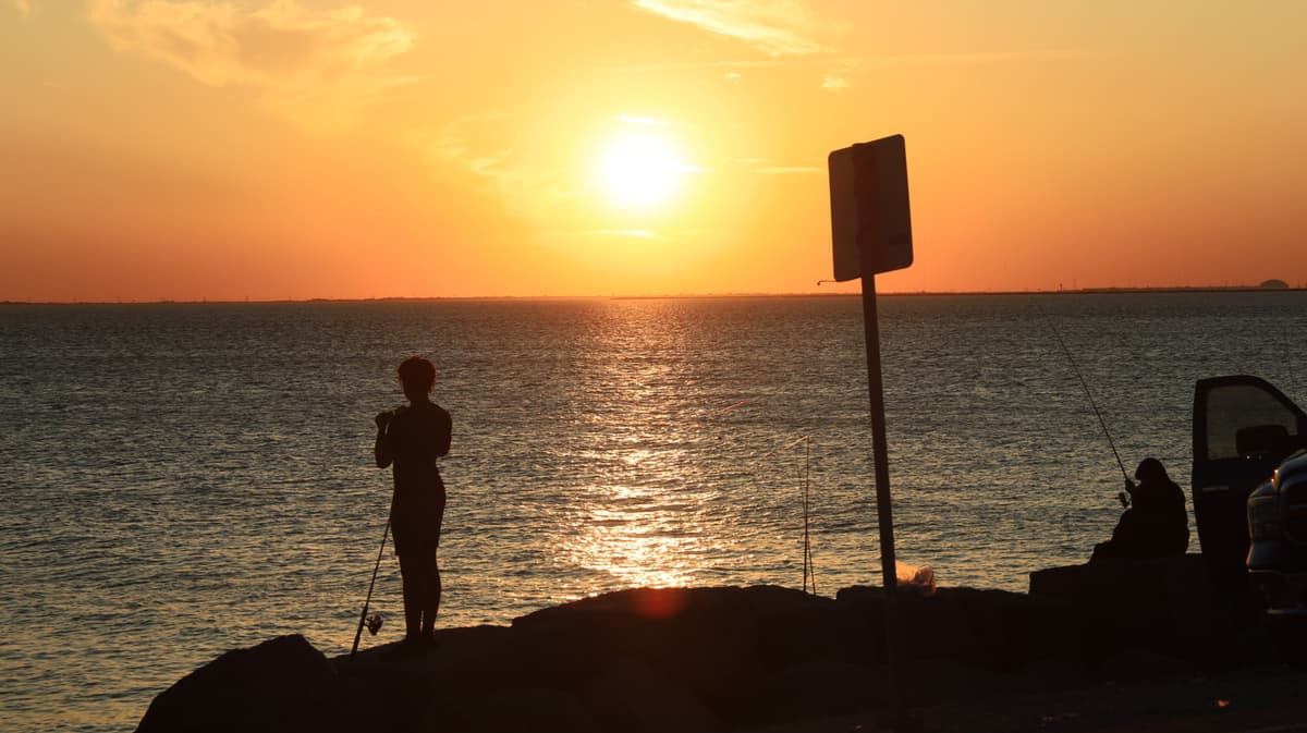 The World's Longest Human-Made Fishing Pier Is A Gulf Coast Paradise To Fish With Galveston Bay Views