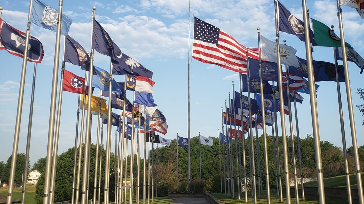 Tucked Between Des Moines And Cedar Rapids Is Iowa's Charming 'Community Of Flags'