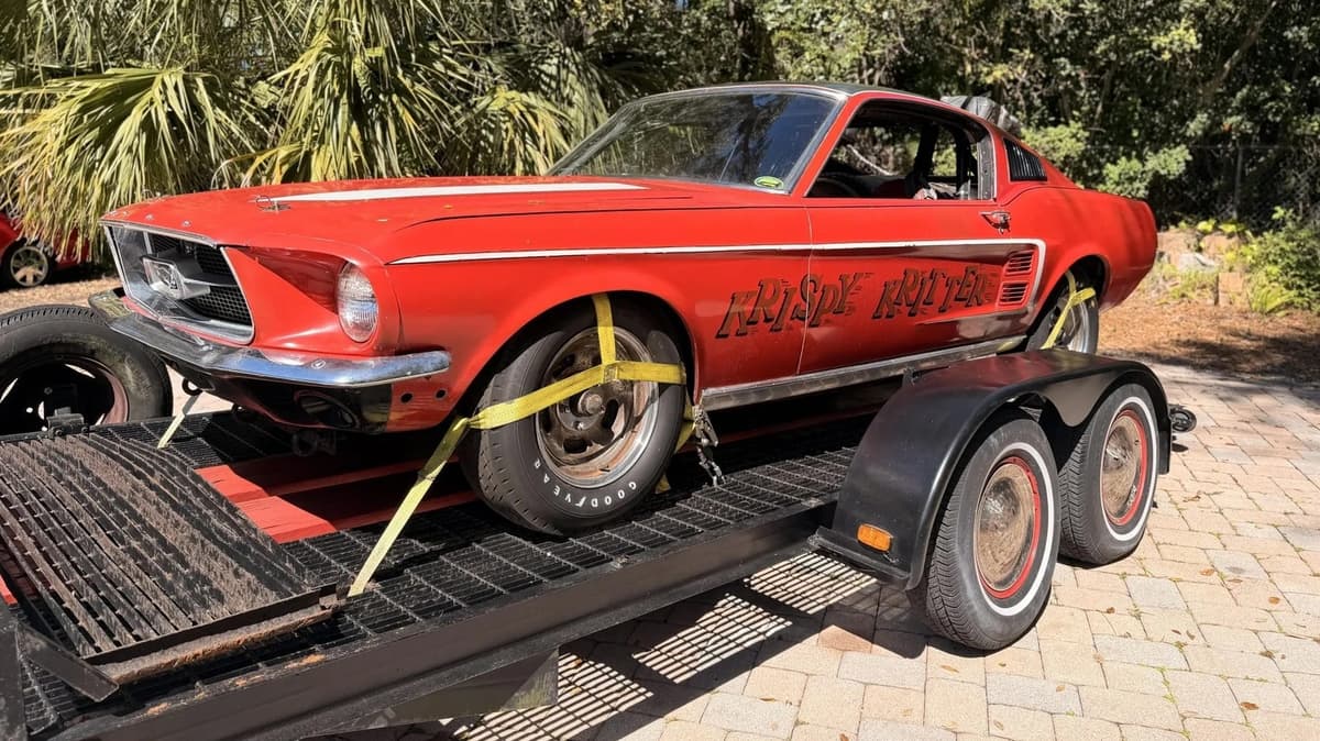 Now's Your Chance To Buy A Turbine-Powered Mustang Drag Racer Named 'Krispy Kritter'