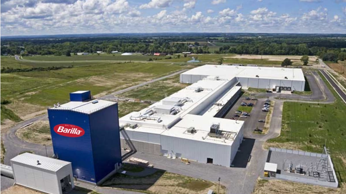 Barilla Adds Capacity at US Pasta Factory