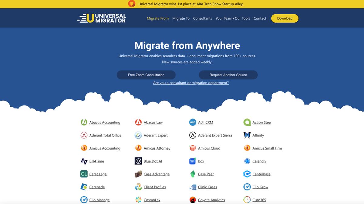 Universal Migrator Releases Scripts That Migrate Docuware, Legal Server, And Alfresco To Imanage, Sharepoint, And Netdocuments