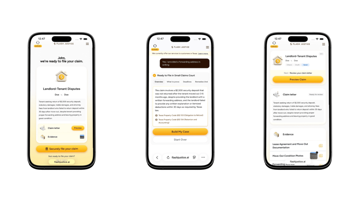 Flash Justice Aims to Take Small-Claims Plaintiffs Not Just to the Form, But All the Way Through Filing