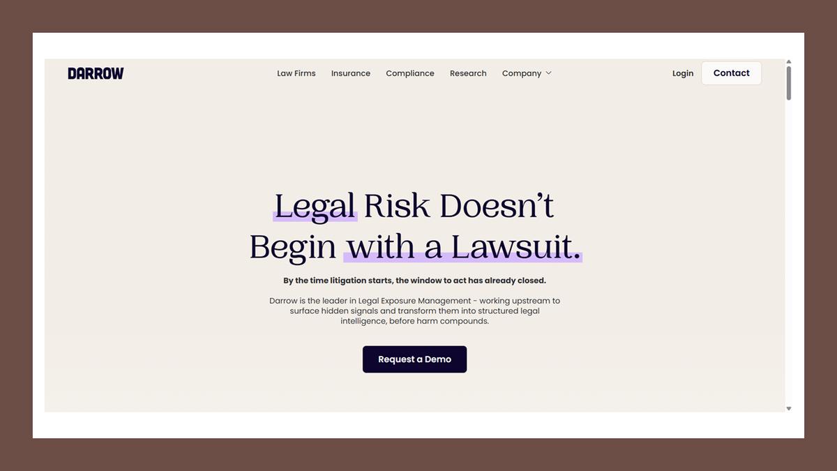 Darrow, the ‘AI Lab for Legal Risk,’ Launches a Platform to Let Plaintiffs’ Firms Manage Litigation Like an Investment Portfolio