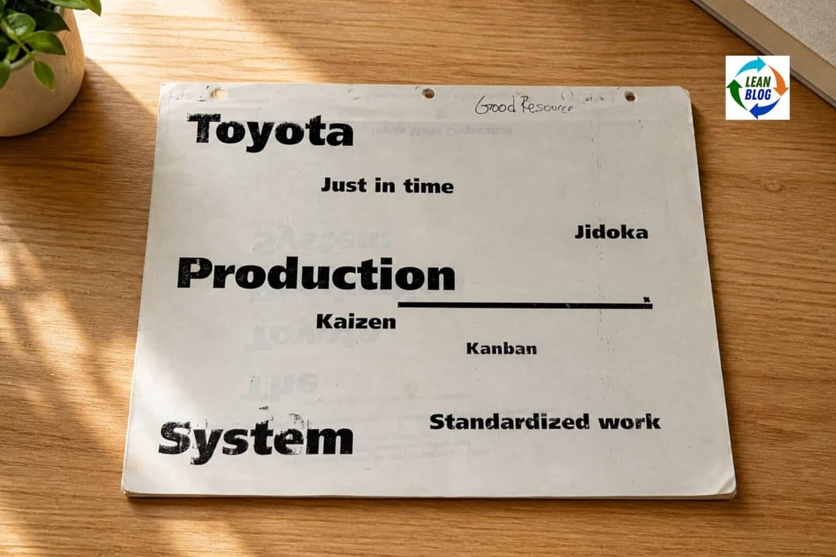 What Toyota Said About Their Own Production System in 1992