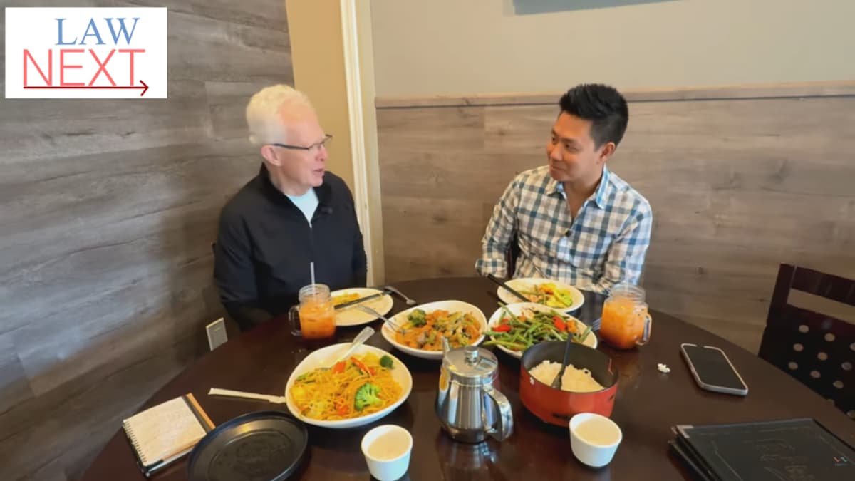 LawNext on Location: Lunch with Alex Su of Latitude Legal In Alameda, Calif.