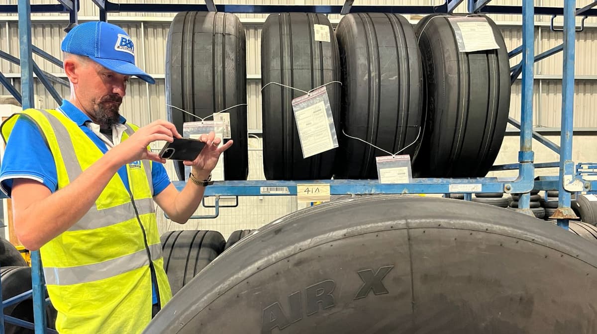 B&H Worldwide Pilots AI Tyre Scanning Across Aerospace Logistics