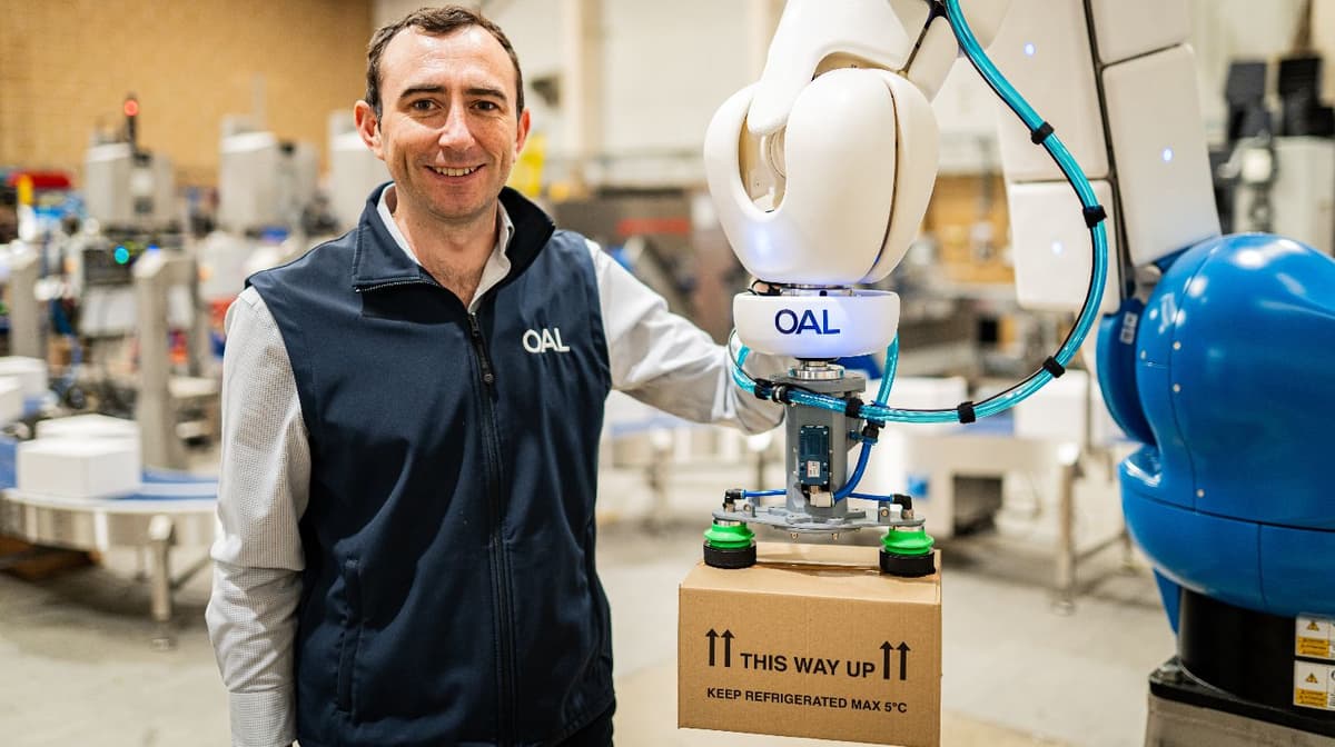 OAL Secures £5m to Deploy 1,000 Food & Beverage-Oriented Robotic Systems