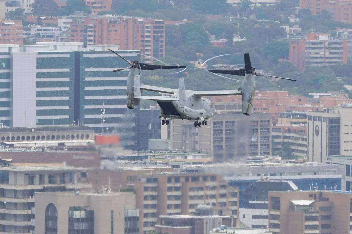 US Military Stages Rapid Response Drill at Embassy in Venezuela's Capital