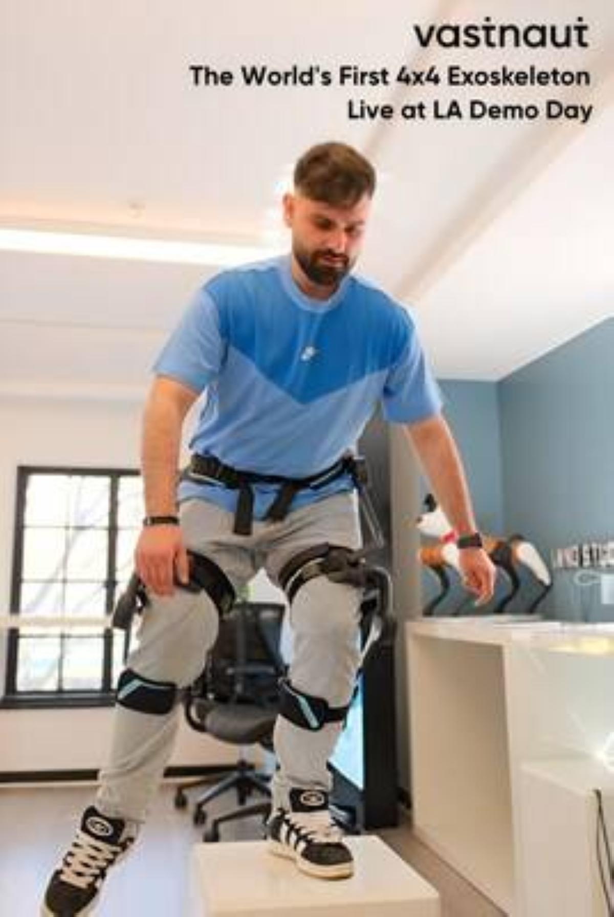 Vastnaut Wraps Up Its First Los Angeles Demo Day, Letting Supporters Live-Test the 4x4 Exoskeleton