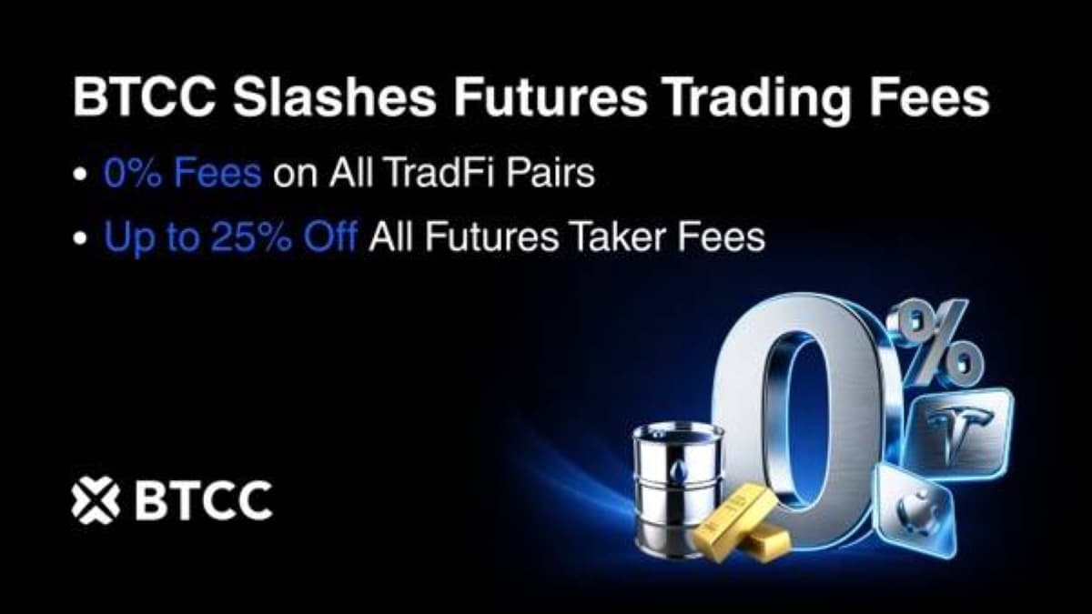 BTCC Exchange Launches Zero-Fee TradFi Futures Trading and Introduces Widespread Fee Reductions Below Market Rates