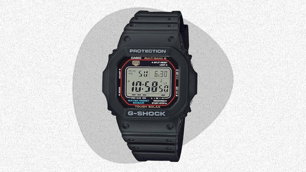 Casio's '80s-Inspired Solar-Powered G-Shock Is $55 Off, and It's a Bona Fide Bestseller