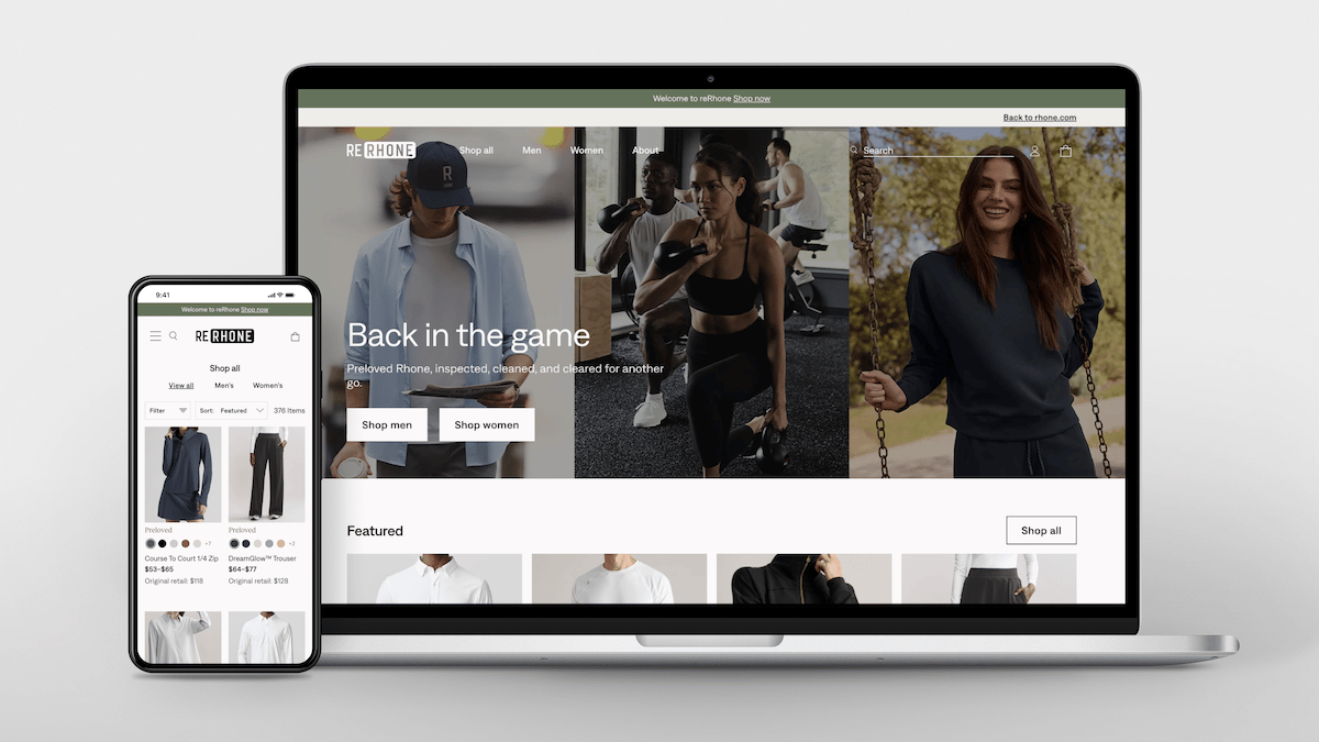 Rhone Debuts Resale Site Built on Customer Returns