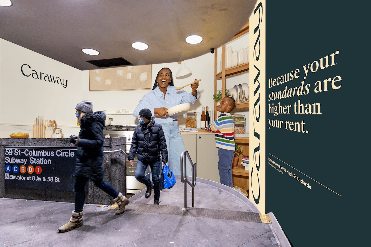 Brands Briefing: Caraway Makes Its First Big OOH Push as It Seeks to Make the Brand ‘Impossible to Ignore’