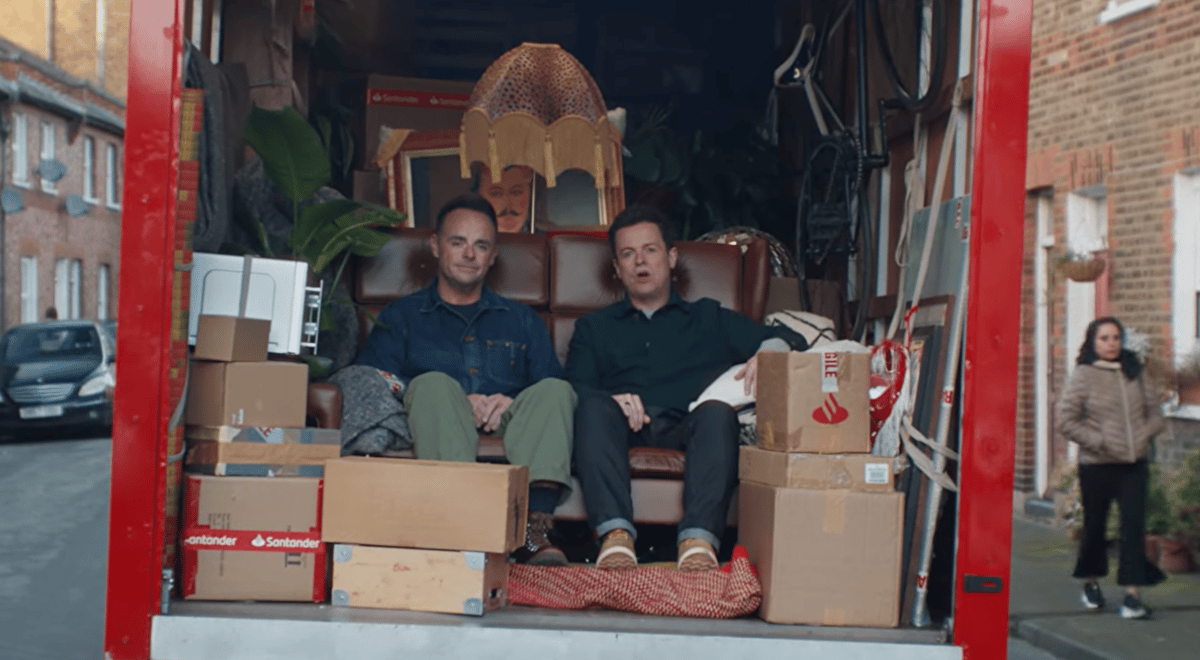 Publicis Gets Santander Moving with Ant and Dec Still on Board