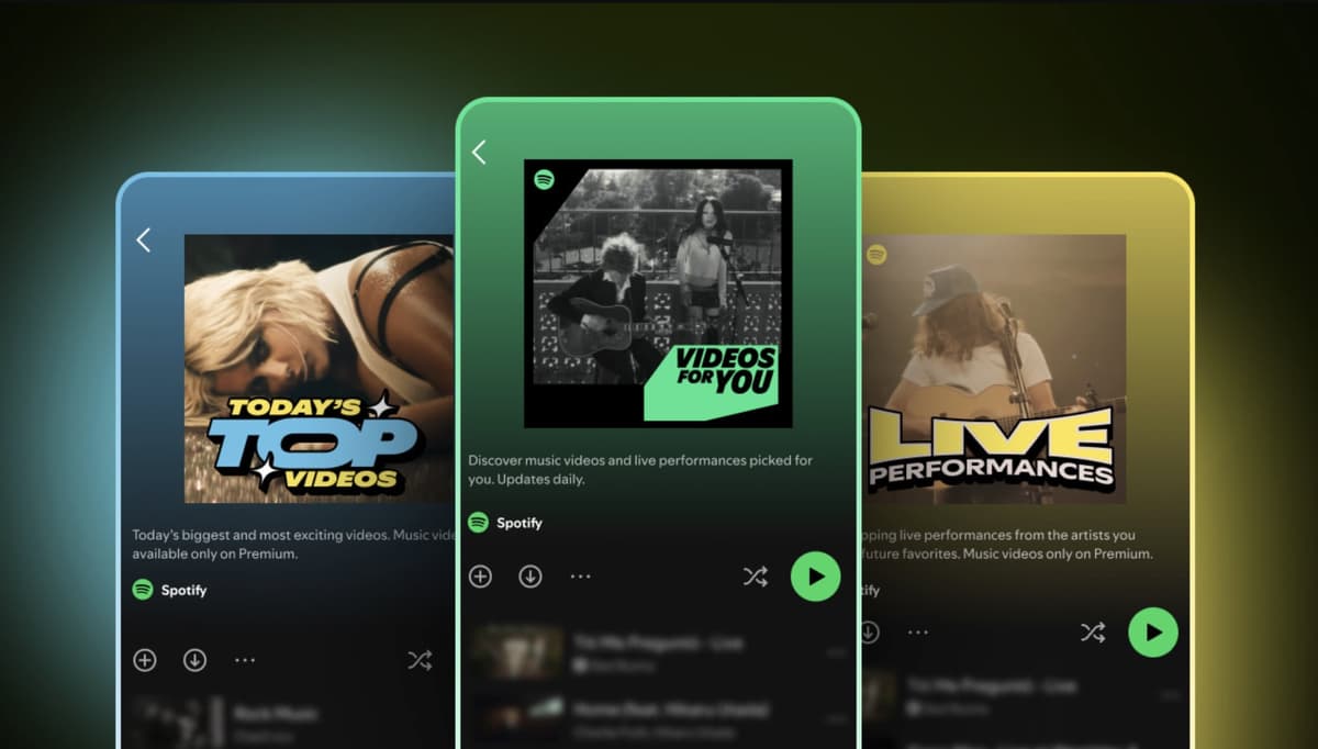 Spotify Opens Direct Uploads for Music Videos and Live Performances in Beta